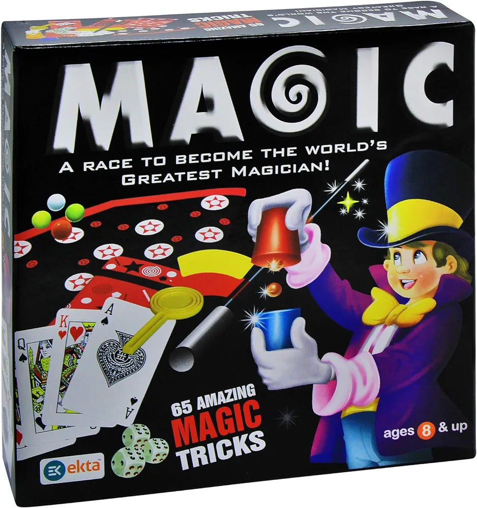 Magic Kit Game with 65 Amazing Tricks | Magician Game for Kids 65 Magic Tricks (Age: 8+)