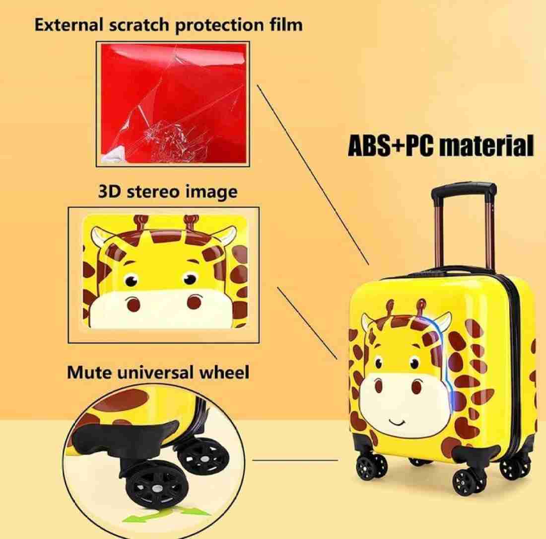 Cute Animal Character 3D Kids Trolley Bag