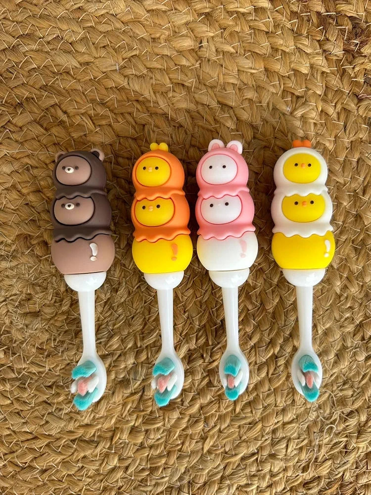 3D Kawaii Microfiber Soft Bristle Toothbrush