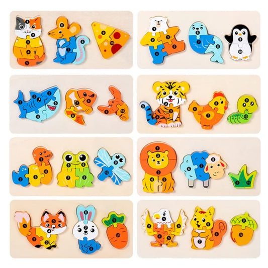 3D Animal Food Chain Puzzle