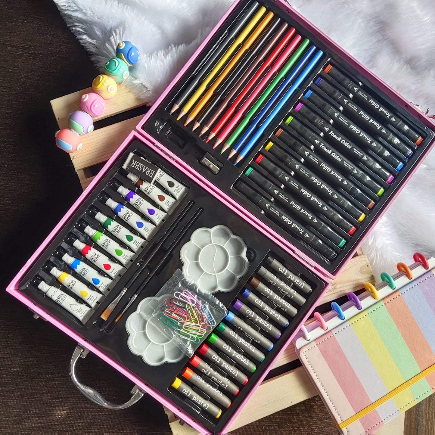 49pcs Unicorn Art Trunk Drawing Box