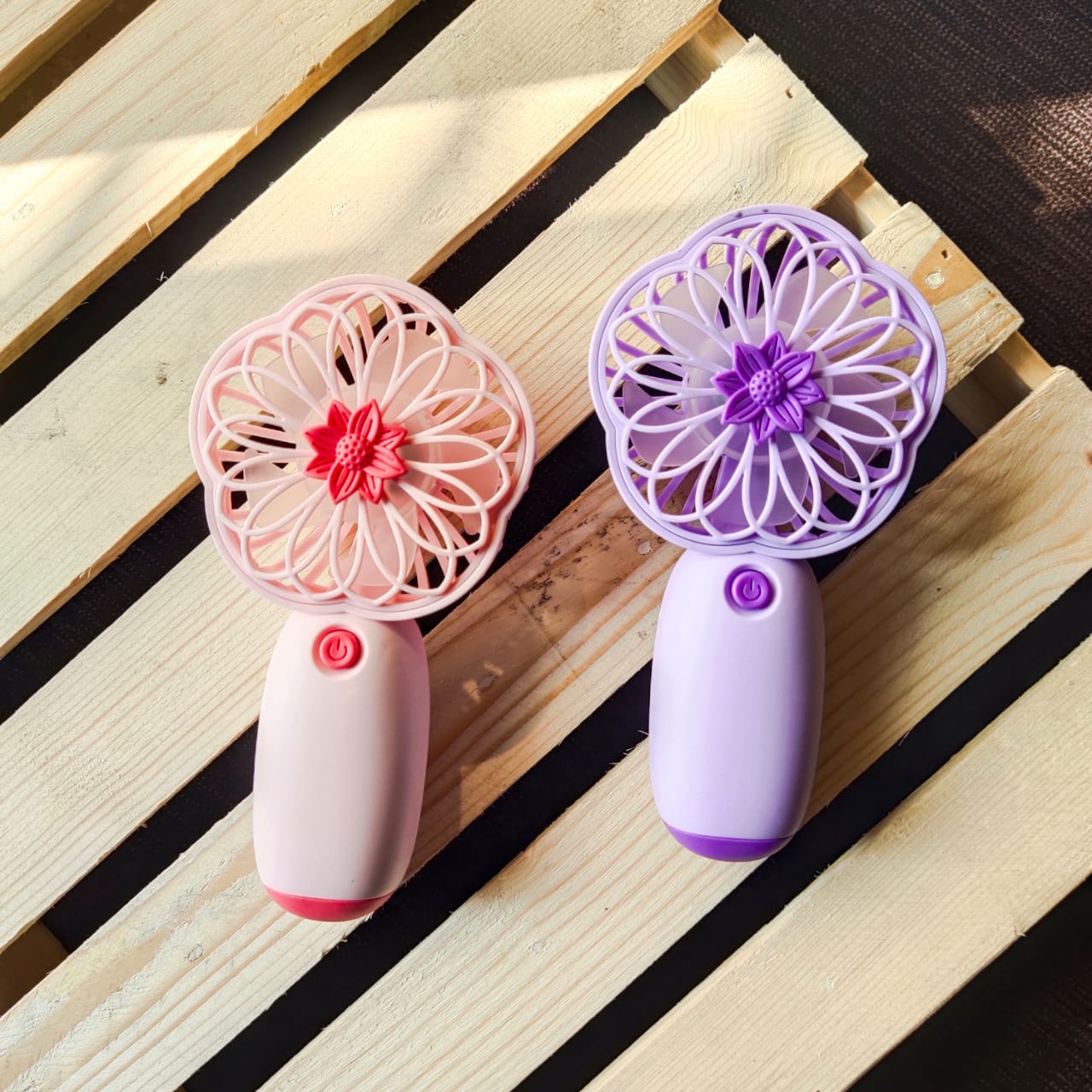 Portable Flower Shape Hand Fan