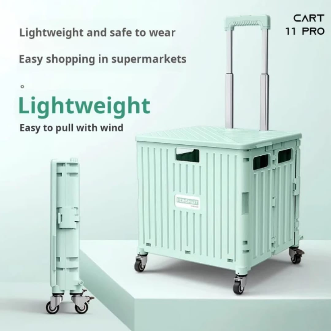 Foldable Utility Rolling Shopping Cart