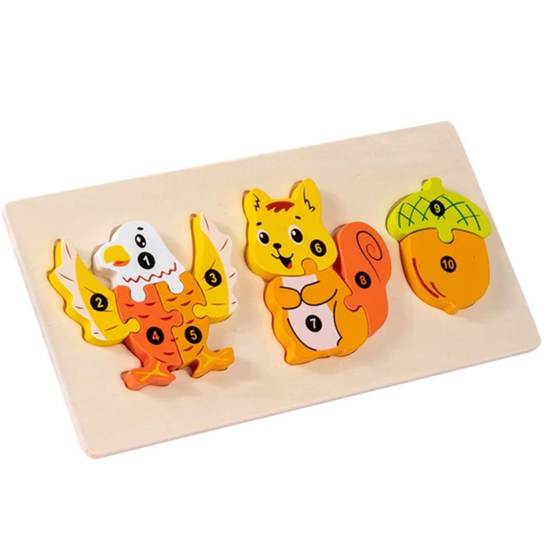 3D Animal Food Chain Puzzle