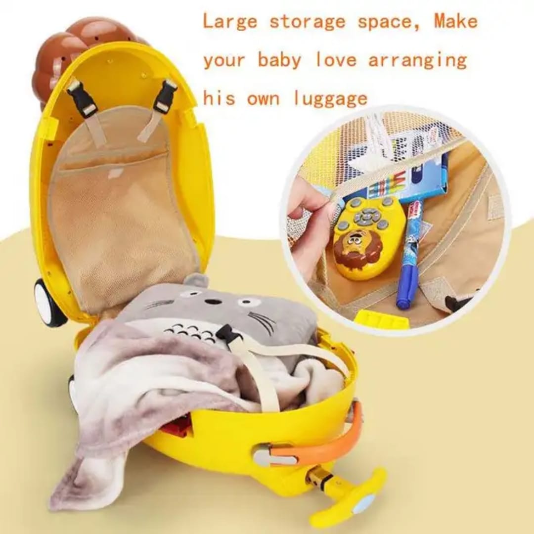 Animal Theme Trolley Luggage Bag