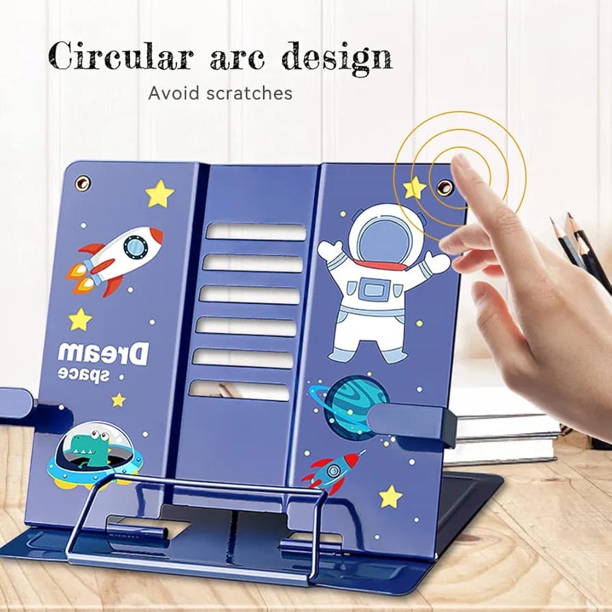 Portable Children's Metal Desk Book Stand Reading Rest Book Holder