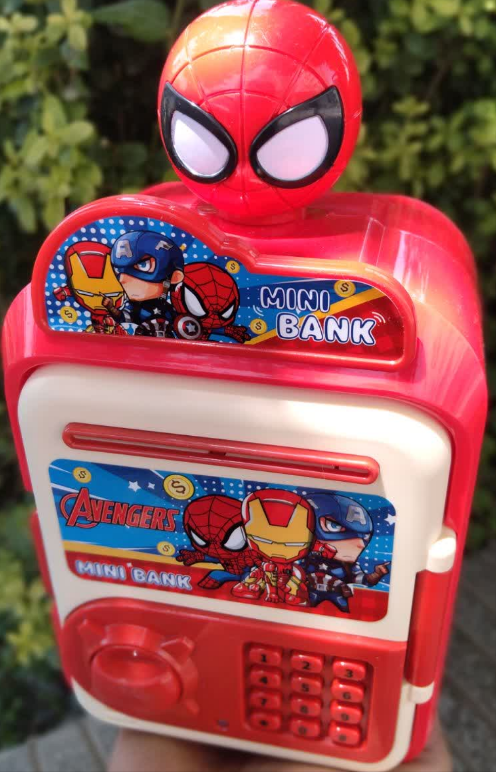 Spiderman Mini Machine Piggy Bank