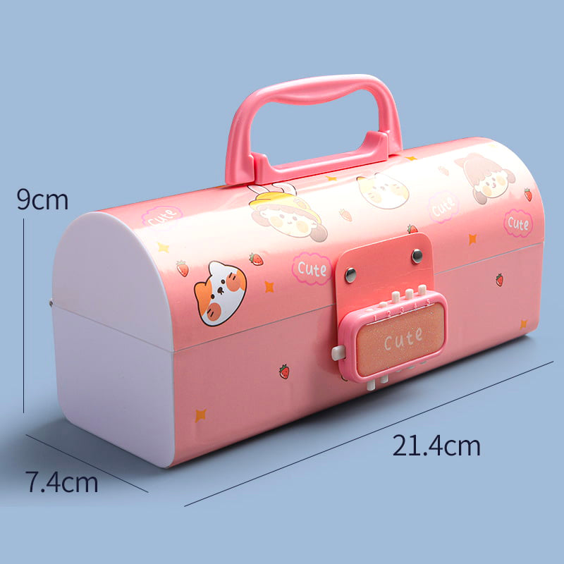 Multifunctional Code Lock Large Capacity Pencil Case