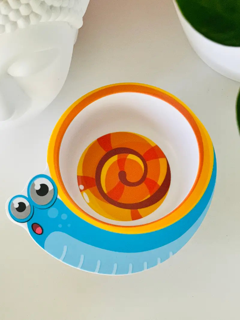 Animal Theme Baby Feeding Bamboo Tableware bowl for kids