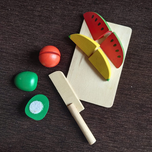 Wooden Cutting Play Food Toy