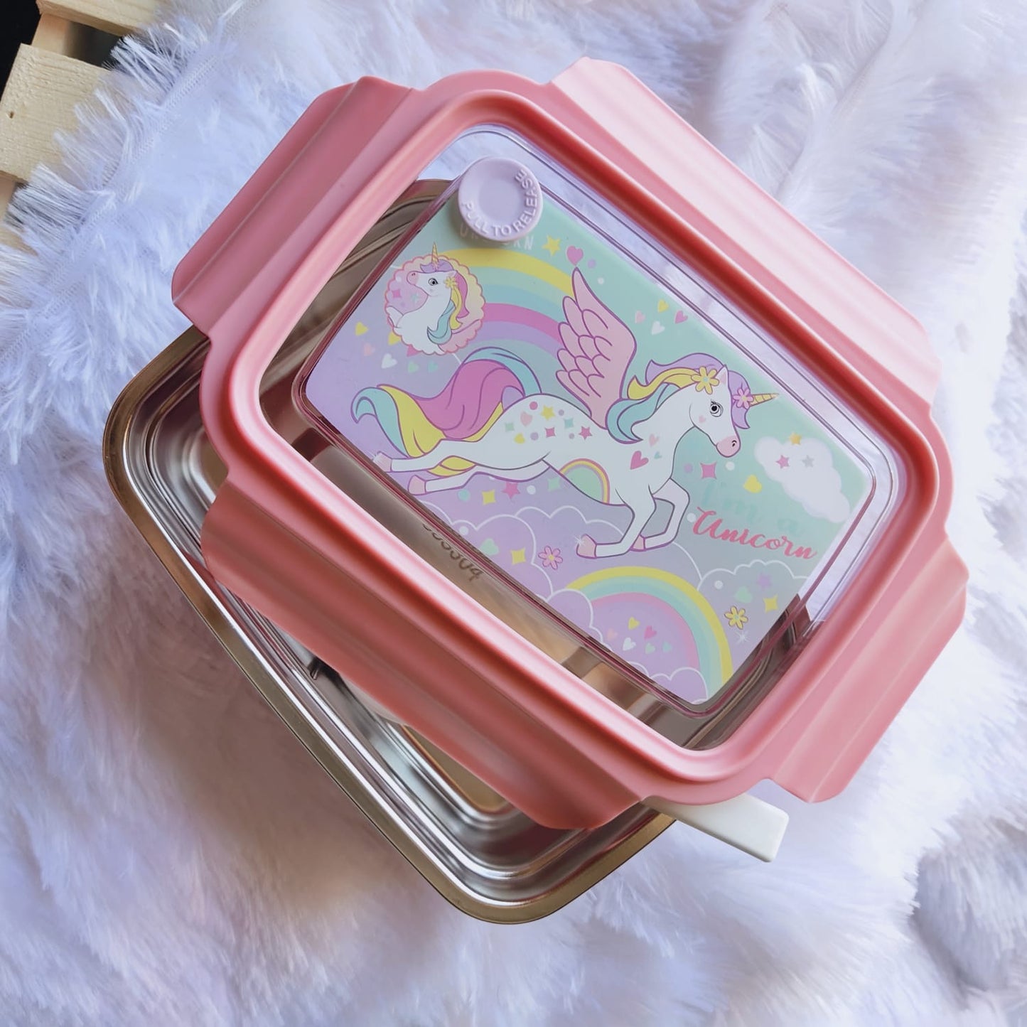 Themed SS Lunch Box With Container