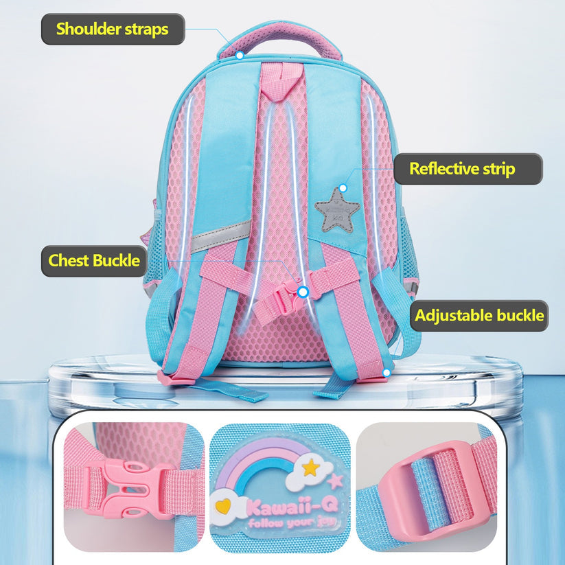 Mermaid Star Style School Backpack