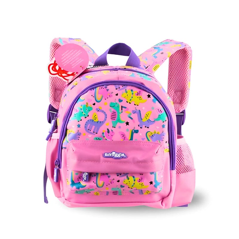 Sukisaku Premium Pink Dino Toddlers Backpack