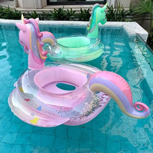 Inflated Unicorn Pool Rider