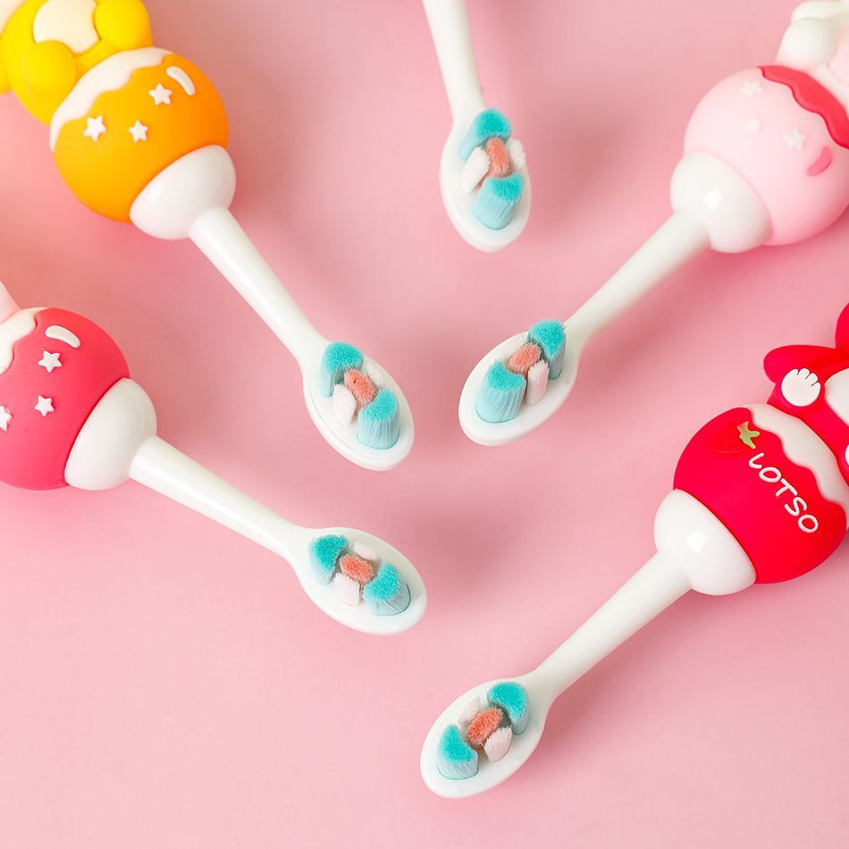 3D Teddy Soft Bristles Toothbrush