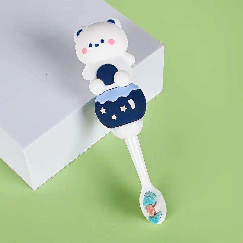 3D Teddy Soft Bristles Toothbrush