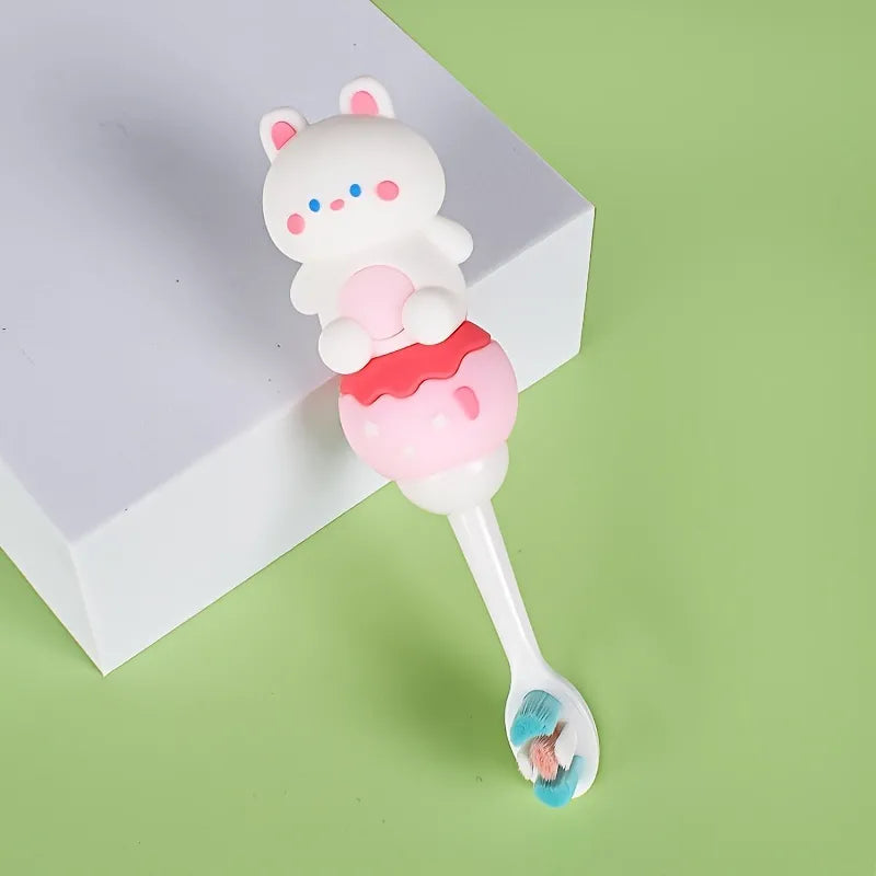 3D Teddy Soft Bristles Toothbrush