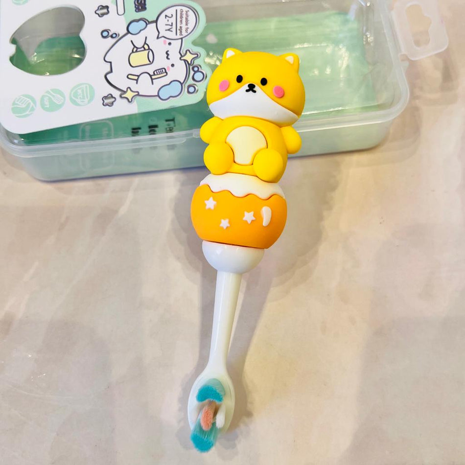 3D Teddy Soft Bristles Toothbrush