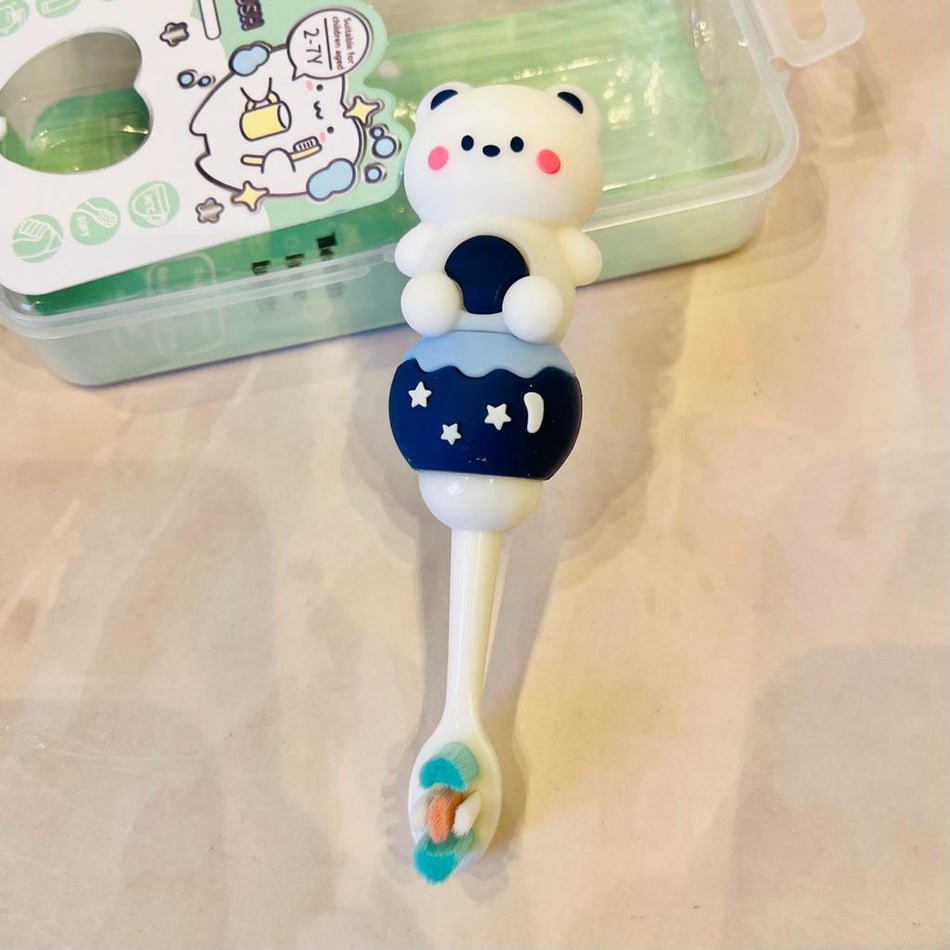 3D Teddy Soft Bristles Toothbrush