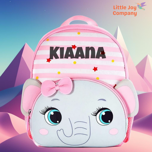 Baby Elephant Adore Backpack (Pink)