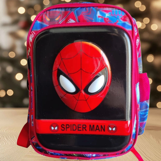 Cute Spiderman Design Hard-Shell Premium Backpack