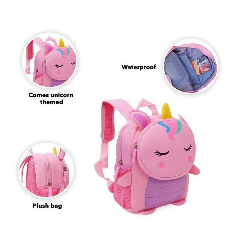 Cute Unicorn Toddlers Backpack