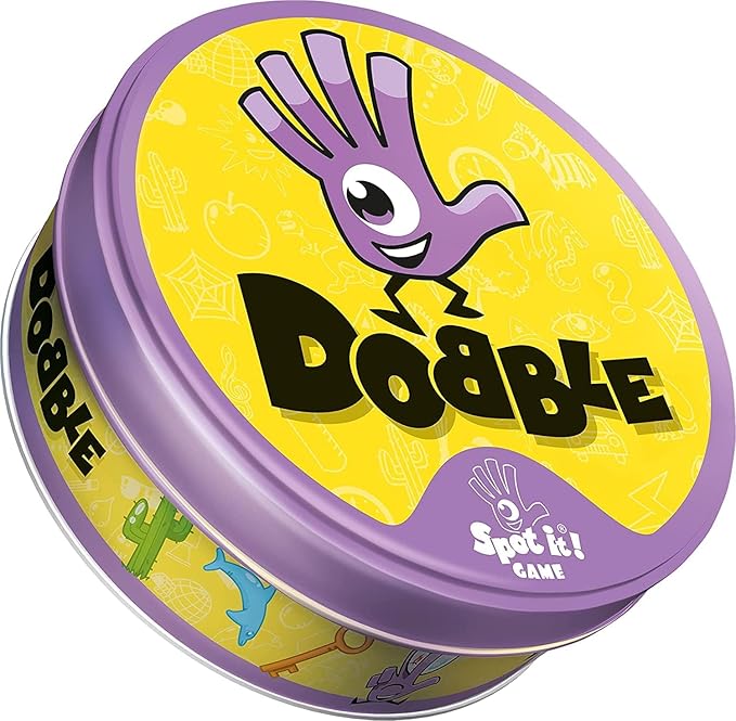 Dooble Card Game Classic Card Game for Kids, Age 6+, 2 to 8 Players, Average Playtime 15 Minutes, Eco-Blister (SPT Yellow)