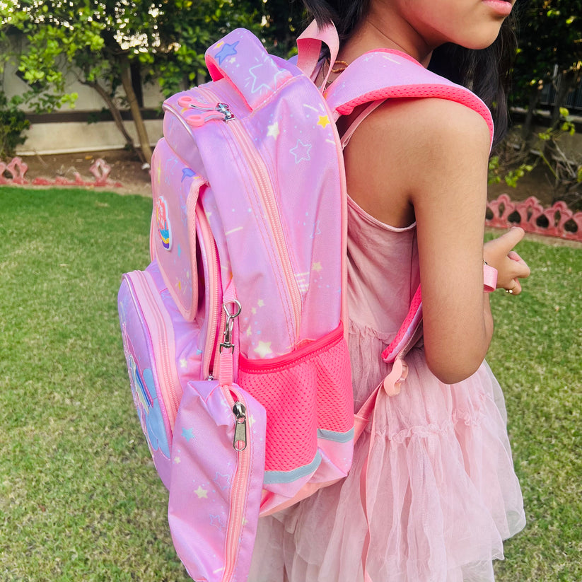 Super Pink Unicorn School Bag