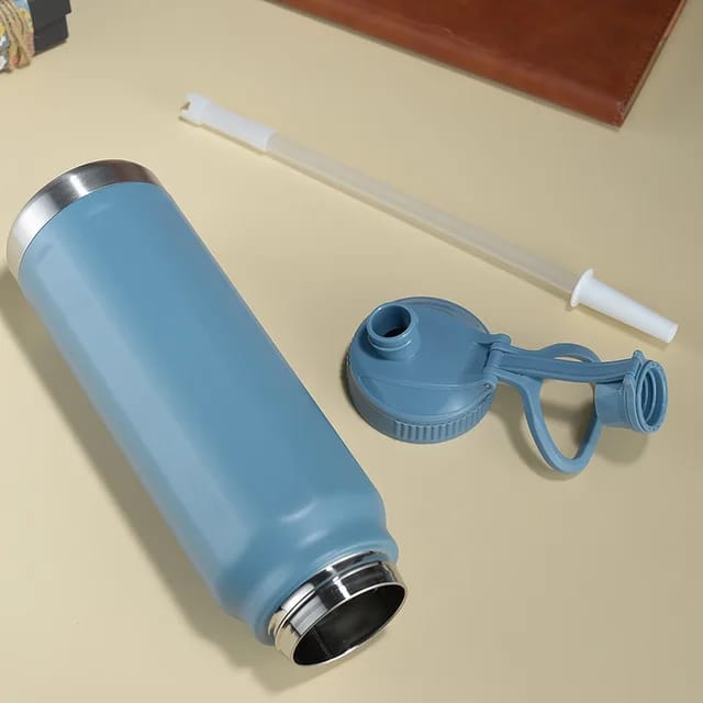 Double Walled Insulated Stainless Steel Flask Water Bottle - 800 ML