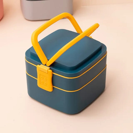 Bento Square Lunch Box (2 compartment)