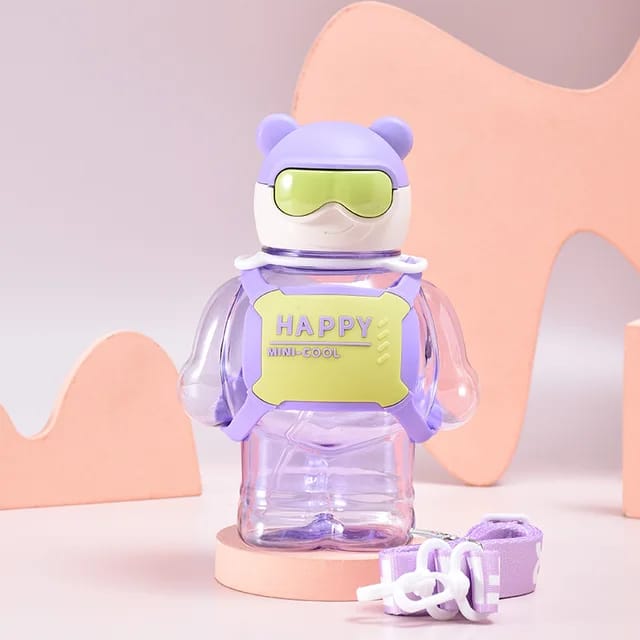 Happy Bear Bottle with Straw - 800ML