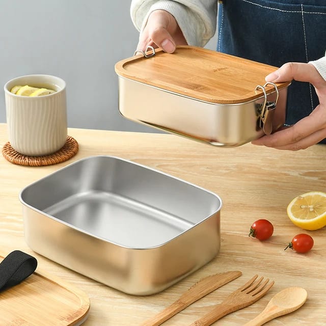 Silky Stainless Steel Lunch Box