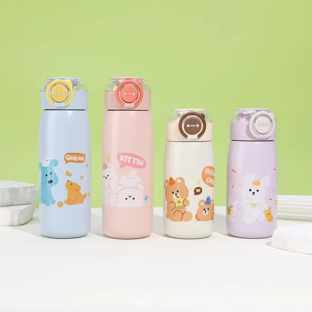 Cute Cartoon Print Adore Bottle