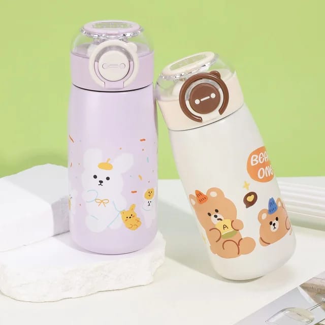 Cute Cartoon Print Adore Bottle