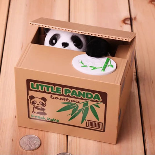 Animal Theme Piggy Bank Coin Box (Panda)