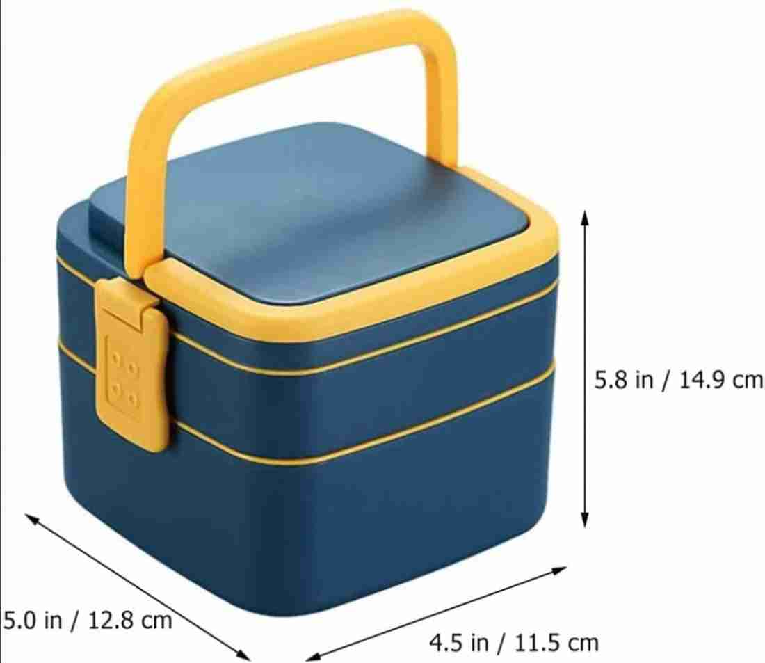 Bento Square Lunch Box (2 compartment)