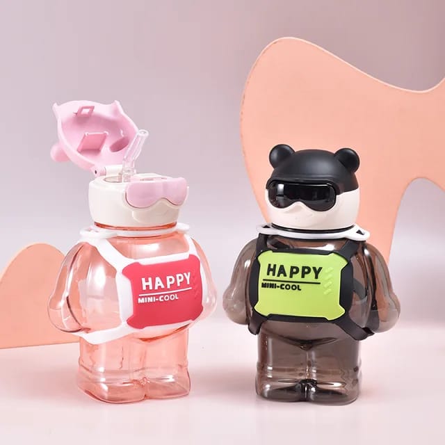 Happy Bear Bottle with Straw - 800ML