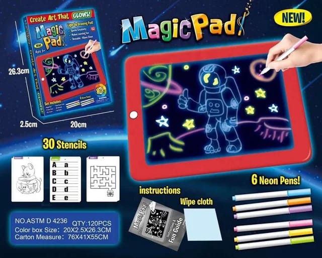 Glowing Magic Board Draw & Erase