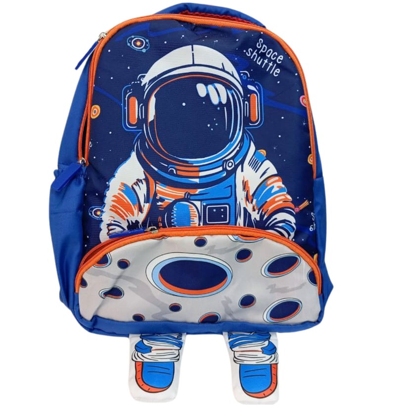 3D Space/Unicorn Design Backpack with Front Pocket for Kids