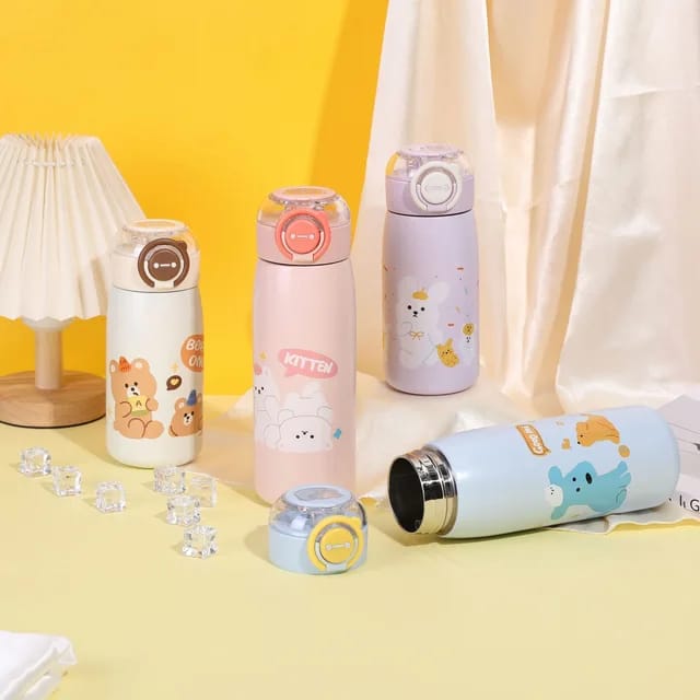 Cute Cartoon Print Adore Bottle