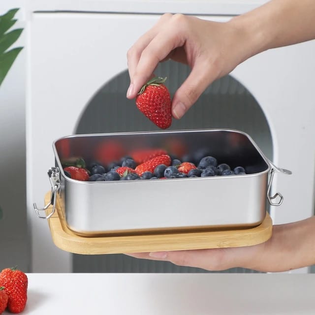 Silky Stainless Steel Lunch Box