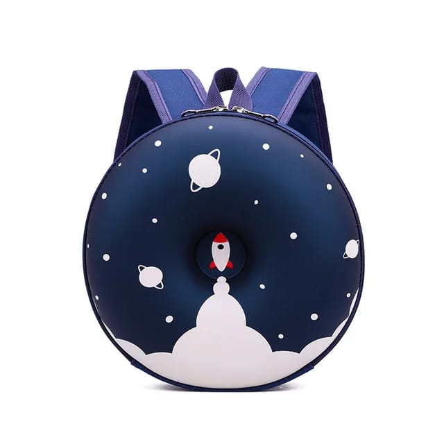 Donut Shape Unicorn School Bag