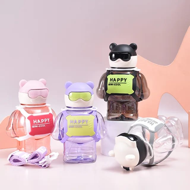 Happy Bear Bottle with Straw - 800ML