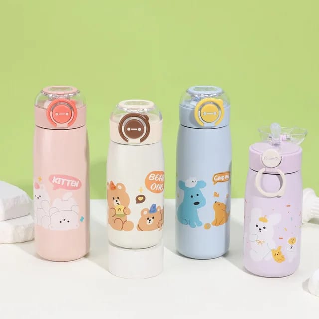 Cute Cartoon Print Adore Bottle