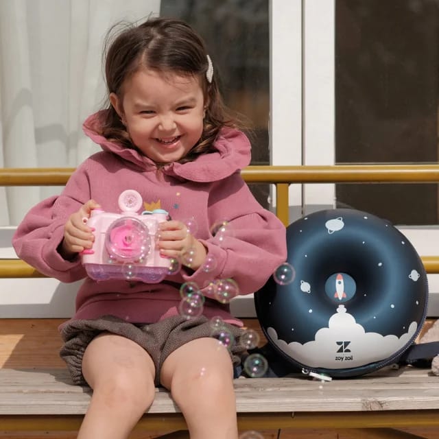 Donut Shape Unicorn School Bag