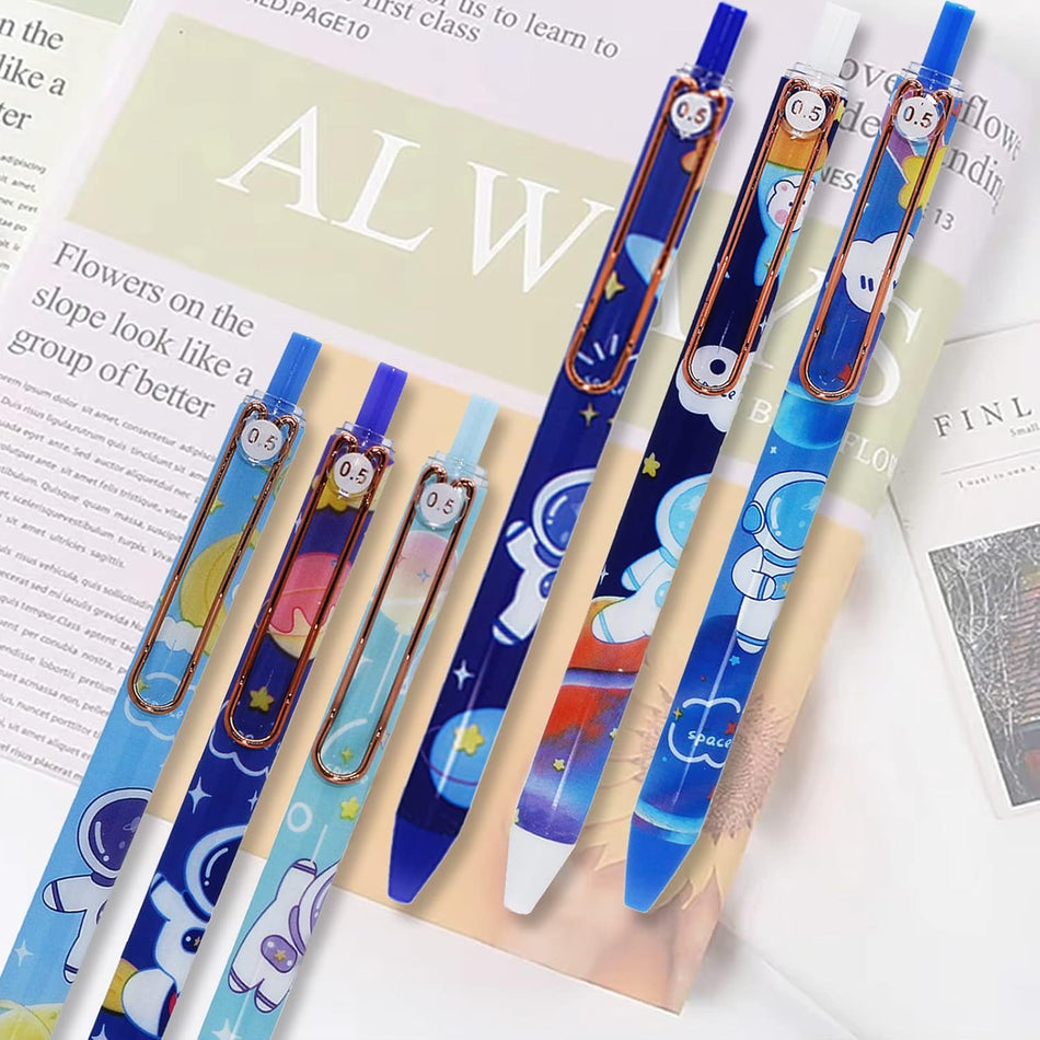 Space-Themed Gel Pens (Pack of 6)