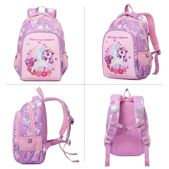 Unicorn Pink Style School Backpack